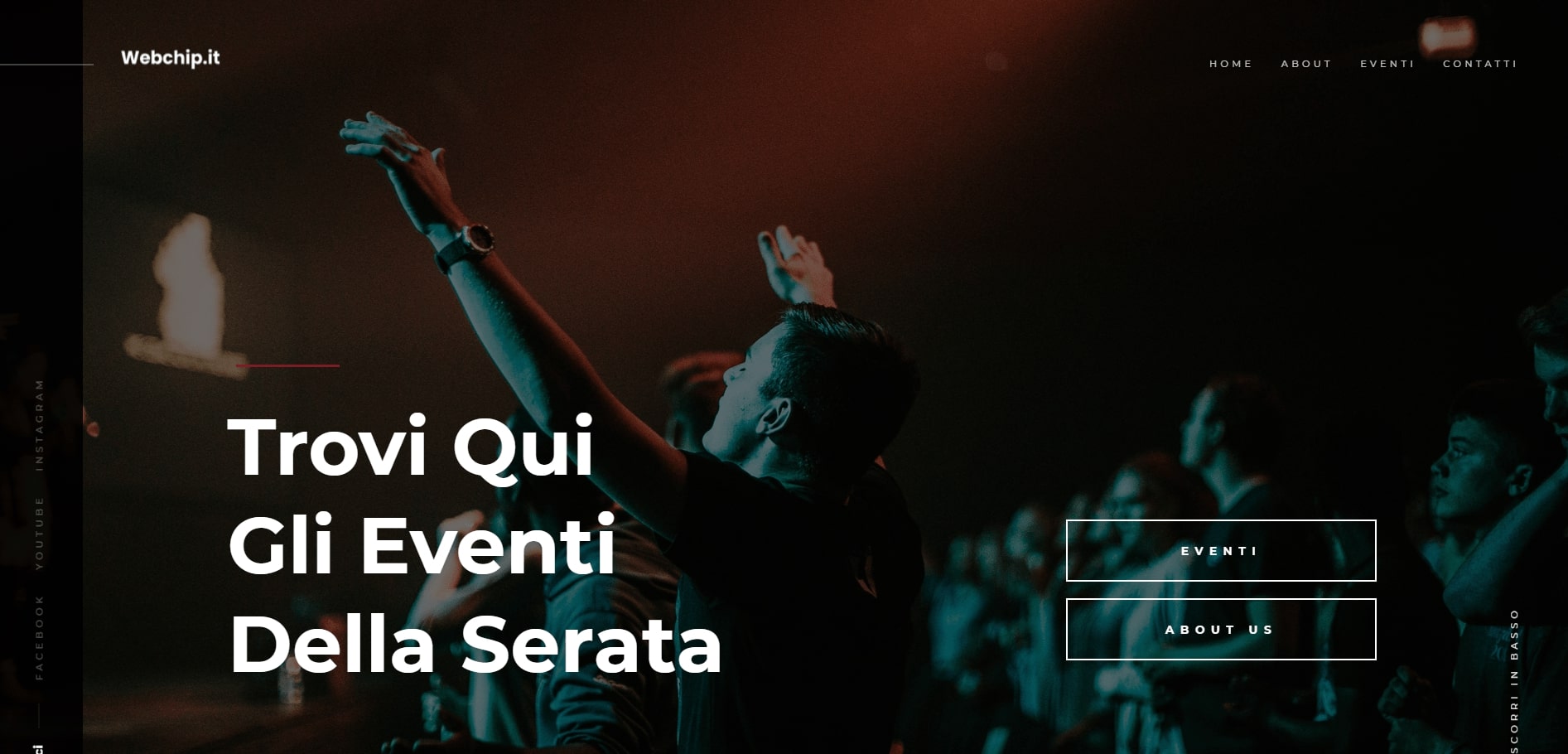 Creazione siti per eventi