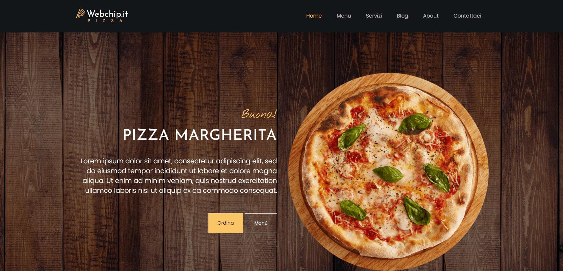 Creazione siti per pizzerie